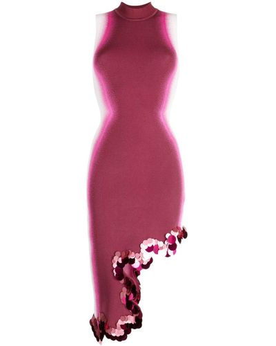 Ph5 Maya Sequin-embellished Dress - Pink