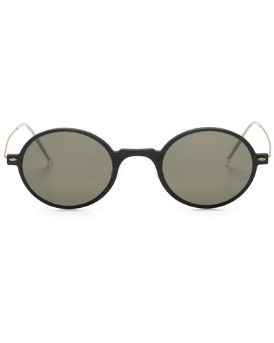 Lindberg 8339 Round-frame Sunglasses - Grey