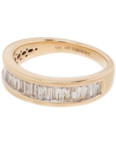 Adina Reyter 14kt Yellow Gold Heirloom Baguette Diamond Ring - Metallic