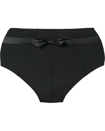 Marlies Dekkers Cache Coeur High-waisted Bikini Briefs - Black
