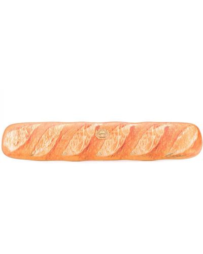 Moschino Baguette Clutch - Orange