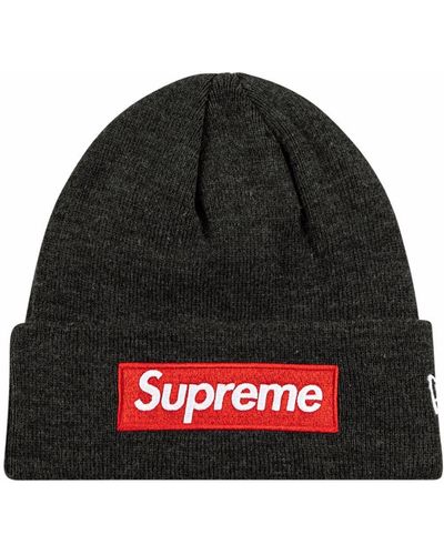 Supreme X New Era Mütze mit Logo - Grau