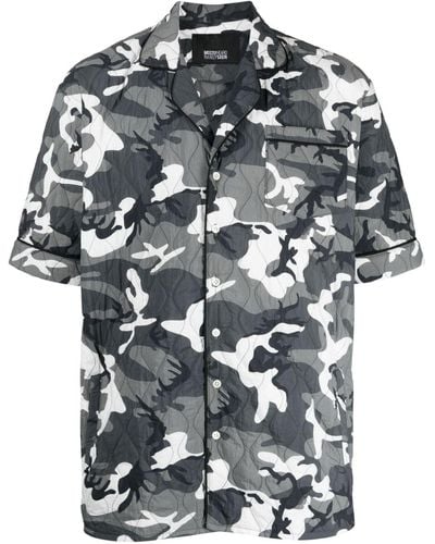 Mostly Heard Rarely Seen Gestepptes Hemd mit Camouflage-Print - Mehrfarbig