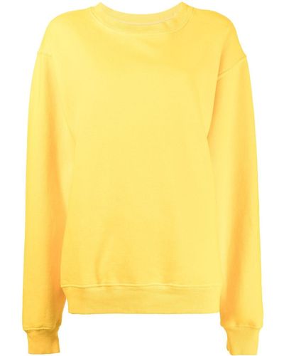 LA DETRESSE Sweater Met Print - Geel