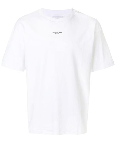Drole de Monsieur クラシック Tシャツ - ホワイト