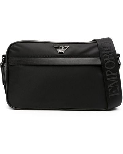 Emporio Armani Nylon Shoulder Bag - Black