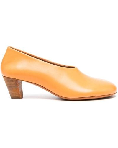 Marsèll Round Toe 50mm Court Shoes - Natural