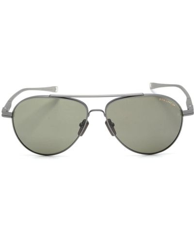 Dita Eyewear Lsa-418 Pilot-frame Sunglasses - Grey