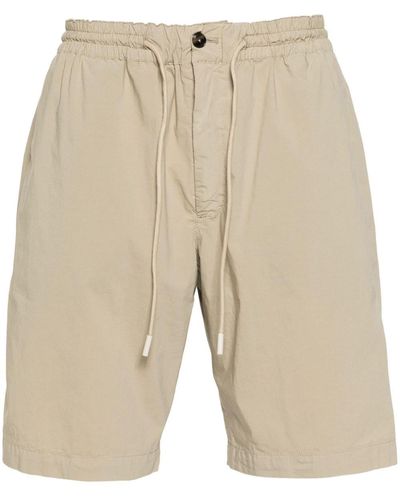 PT Torino Elasticated-waistband Bermuda Shorts - Natural