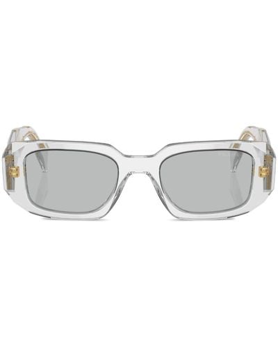 Prada Prada PR 17WS Sonnenbrille mit ovalem Gestell - Grau