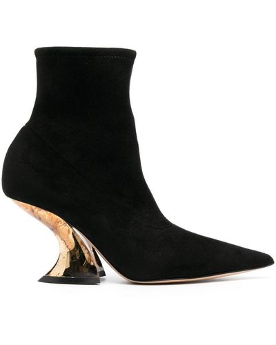 Casadei Elodie 85mm Ankle Boots - Black