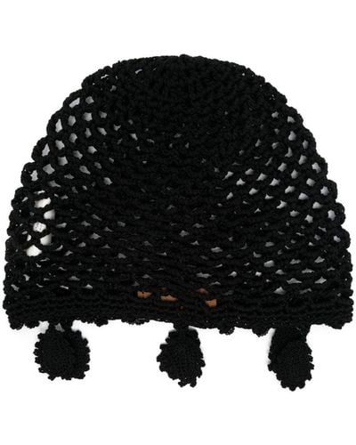 Alanui A Love Letter To India Hat - Black