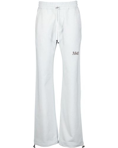 Amiri Baroque logo-print cotton track pants - Weiß