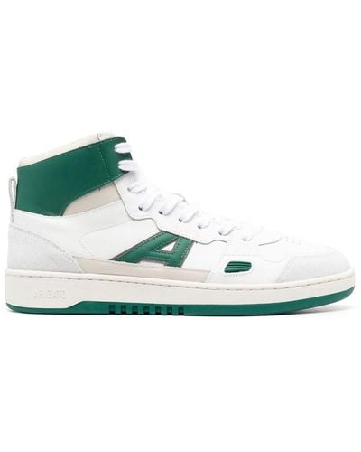 Axel Arigato Side Logo-patch High-top Sneakers - Green
