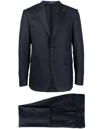 Tagliatore Einreihiger Anzug - Blau