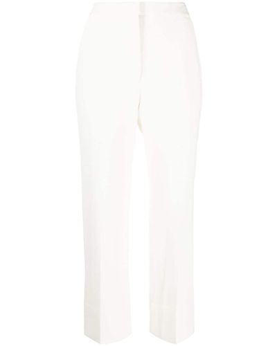 Proenza Schouler Bi-Stretch Crepe Pants - Blanc