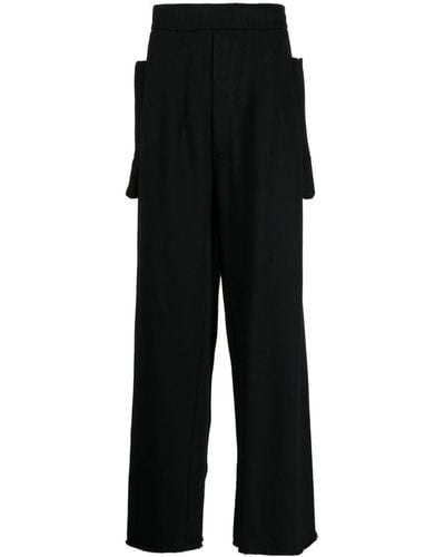 Random Identities Pantalon ample à détail de poches oversize - Noir