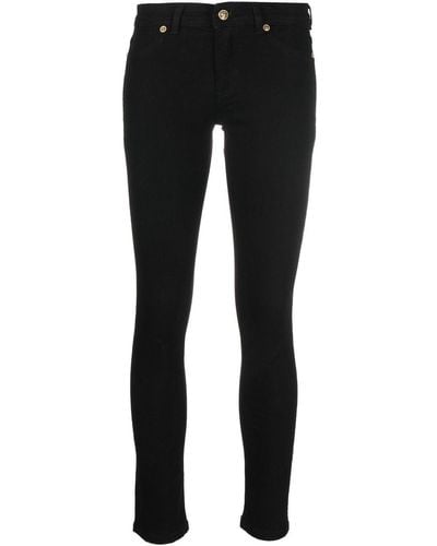 Versace Jeans Couture Pantalones pitillo - Negro
