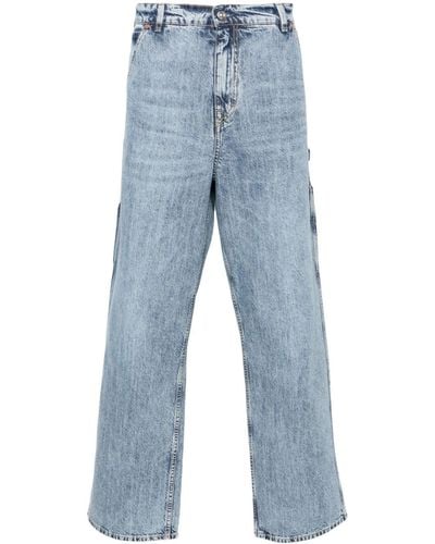 Our Legacy Halbhohe Joiner Cargo-Jeans - Blau