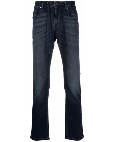 7 For All Mankind Mid-rise Slim-fit Jeans - Blue