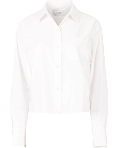 Equipment Long-sleeve Cotton Shirt - White