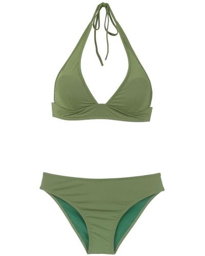 Amir Slama Klassischer Bikini - Grün