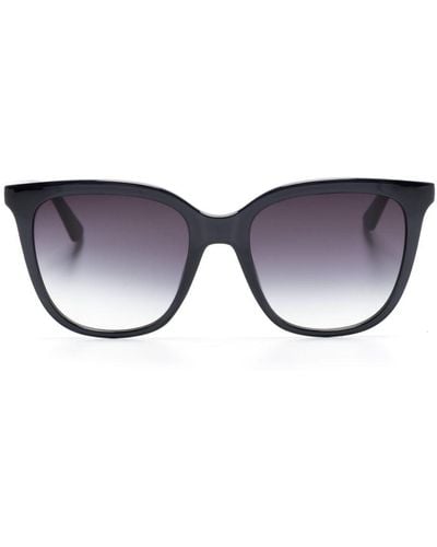 Calvin Klein Sonnenbrille mit eckigem Gestell - Blau