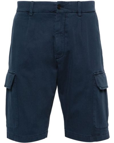 Corneliani Knielange Cargo-Shorts - Blau