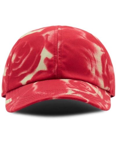 Burberry Floral-print Cotton Baseball Cap - Red
