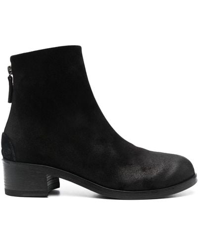 Marsèll Listo Suede Ankle Boots - Black