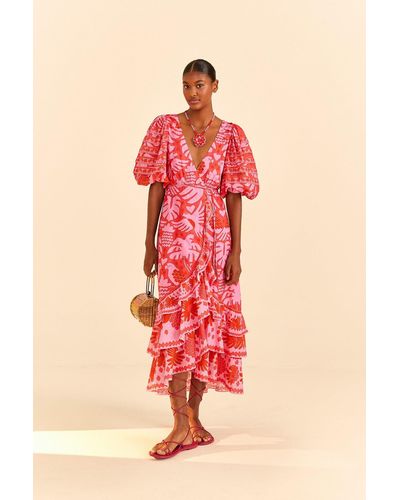 Farm Rio Red Fish FARM Rio Casual and day dresses for Women | Online Sale up to 60% off ...