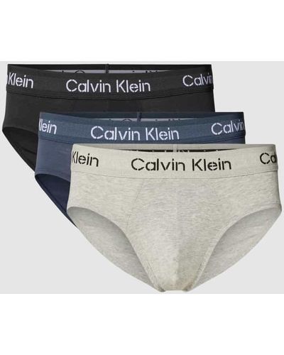 Calvin Klein Slip mit elastischem Bund - Mehrfarbig