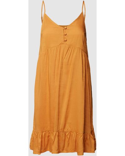 O'neill Sportswear Strandkleid aus Viskose mit Herzausschnitt - Orange