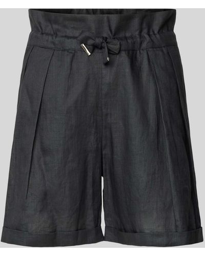 BOSS Regular Fit Shorts mit Bindegürtel Modell 'Turrina' - Schwarz