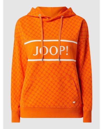 Joop! Hoodie mit Logo-Muster - Orange
