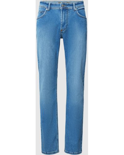 Christian Berg Men Jeans im 5-Pocket-Design - Blau