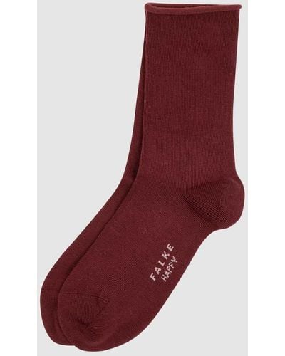 FALKE Socken mit Stretch-Anteil im 2er-Pack Modell 'Happy' - Rot