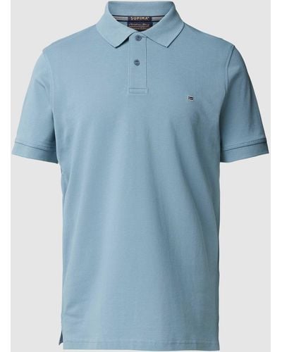 Christian Berg Men Slim Fit Poloshirt - Blauw