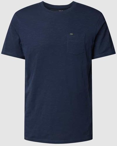 O'neill Sportswear T-Shirt mit Label-Detail Modell 'Jack' - Blau