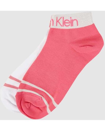Calvin Klein Sneakersocken im 2er-Pack - Pink