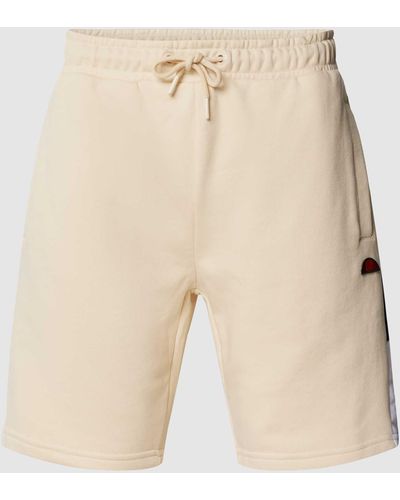 Ellesse Sweatshorts mit Label-Stitching Modell 'TURI' - Natur