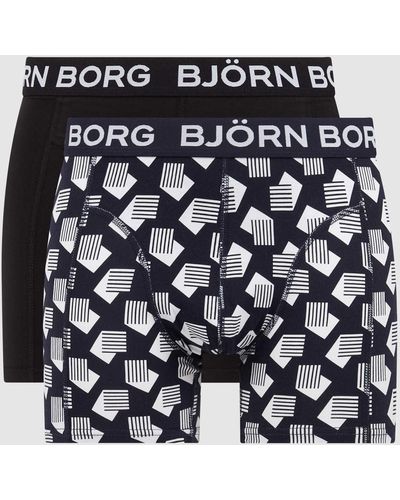 Björn Borg Boxershort Per 2 Paar - Blauw