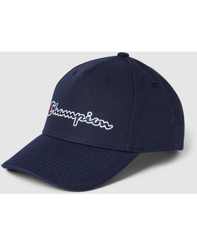 Champion Basecap mit Label-Stitching - Blau