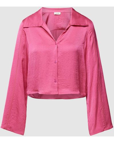 American Vintage Bluse mit Knopfleiste - Pink