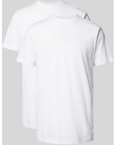 Lerros T-shirt Met Ronde Hals - Wit
