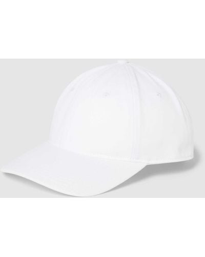 Lacoste Basecap in unifarbenem Design - Weiß