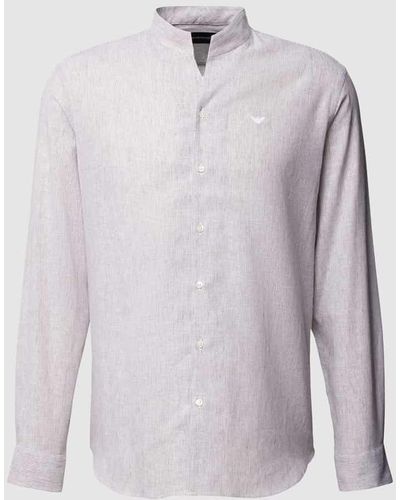 Emporio Armani Modern Fit Freizeithemd - Weiß