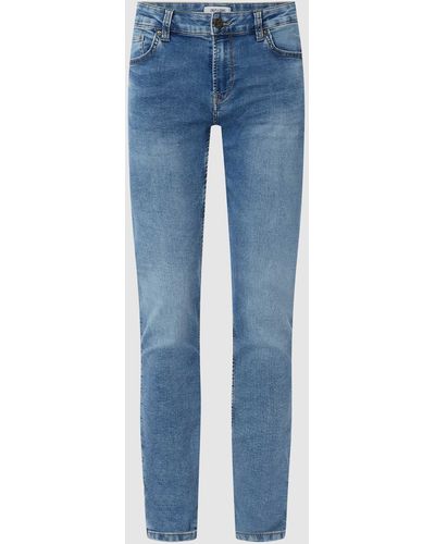Only & Sons Slim Fit Jeans mit Stretch-Anteil Modell 'Loom Life' - Blau