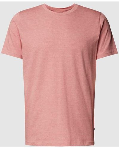 Matíníque T-Shirt mit Label-Detail Modell 'Jermane' - Pink
