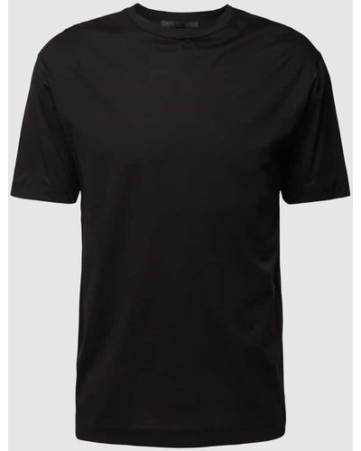 DRYKORN T-Shirt mit Rundhalsausschnitt Modell 'GILBERD' - Schwarz